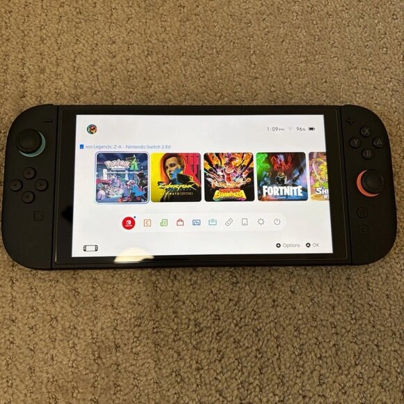 Nintendo Switch 2 With 8 Game Bundle, Extra Charger, Travel Case, And Extras. - Picture 2 of 15